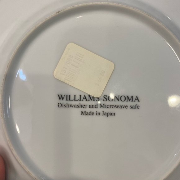 William Sonoma, French chef, cooking salad, dessert plates - Picture 8 of 11